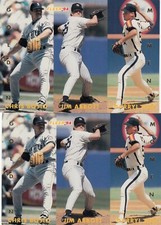 (2) 1994 Jim Abbott Kile Bosio Fleer GOLDEN MOMENTS JUMBO Insert /10000 - #10