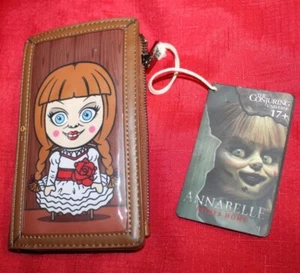 New LOUNGEFLY Officially Licensed Warner Bros Annabelle Cosplay Bifold Wallet - Picture 1 of 2