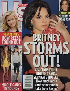 BRITNEY SPEARS November 2006 US Magazine REESE WITHERSPOON / CAMERON DIAZ - Picture 1 of 1