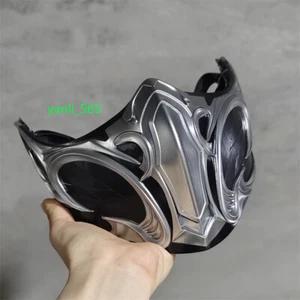 NOOB SAIBOT Sub-Zero Bi-Han Halb Gesichtsmaske Abdeckung Das Gesicht Cosplay Spiel Figur - Bild 1 von 12