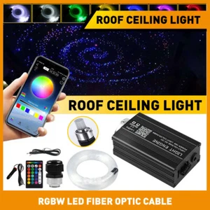 500/1000pcs Car Headliner Star Light Kit Roof Twinkle Ceiling Lights Fiber Optic - Picture 1 of 16