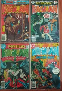 Ragman Comic Set 1-3-4-5 Lot Rory Regan 1st Series DC 1976-1977 Joe Kubert Art - Picture 1 of 10