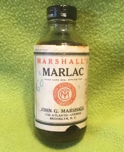 Vintage ~ MARLAC ~ John G. Marshall ~ Photo Processing Oil ~ Varnish ~ Full - Bild 1 von 12