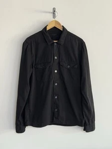 Allsaints “Spotter” Overshirt /Shacket Shirt Black Large - Picture 1 of 14