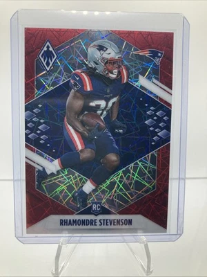 2021 Phoenix /285 RC #133 Rhamondre Stevenson Patriots Red Laser Refractor - Image 1 of 4