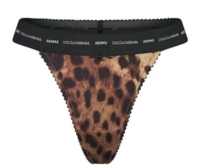 Skims Dolce & Gabbana Stretch Satin Bikini Panty Size Large - Picture 1 of 2