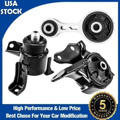 Set of 3 Engine Mounts for 2003-2005 Mazda 6 2.3L Front Left Right Rear A6494 Foto 1 de 4