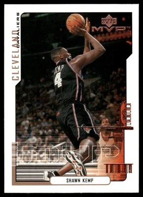 Shawn Kemp 2000-01 Upper Deck MVP Gold Script SN Basketball Excellent - Image 1 of 2
