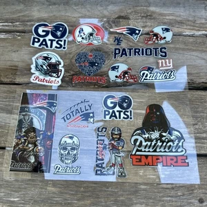 New England Patriots Football Stickers - Picture 1 of 3