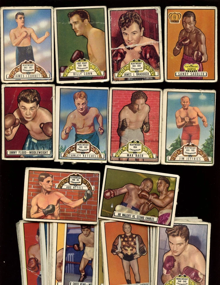 1951 Topps Ringside Boxing Card Lot Starter Set 46 Different - Image 1 of 1