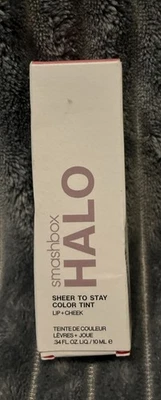 Smashbox Halo Sheer To Stay Color Tint Lip Cheek ~ Wisteria ~ .34 oz New In Box - Image 1 of 2