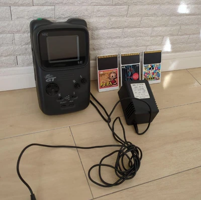 NEC PC Engine GT Console PI-TG6  Software x3 Tested Working Free Ship Japan - Image 1 of 4