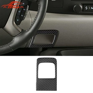 Carbon Fiber Center Console Ashtray Panel Cover For Corvette Silverado 2007-2013 - Imagen 1 de 12