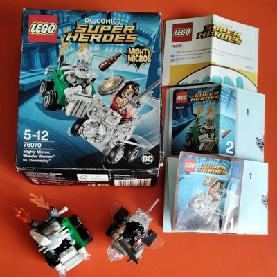 Lego Mighty Micros Super Heroes DC Comics Wonder Woman™ vs Doomsday™ 76070 Boxed - Image 1 of 4
