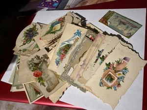 Konvolut 86 viktorianische Sammelkarten und verschiedene Ephemera - Bild 1 von 9