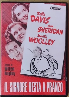 Il Signore Resta a Pranzo DVD 1942 Bette Davis Ann Sheridan Golem Video 2014 - Immagine 1 di 4