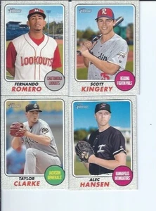 Alec Hansen 2017 Topps Heritage Minors Gray Parallel #ed / 25 - Picture 1 of 1