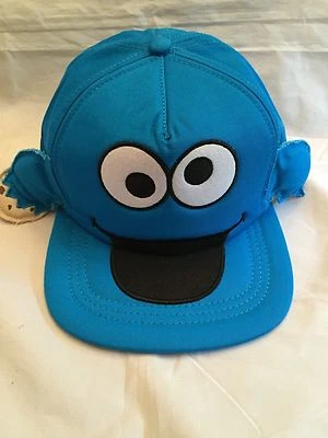 Sesame Street Cookie Monster NEW Youth Snapback Hat . OSFM NWT Gift Boys Girls - Image 1 of 3