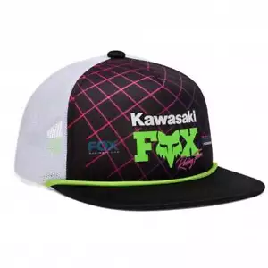 Sombrero Fox Racing YOUTH - KAWASAKI Snapback Cap - Negro/Blanco - Imagen 1 de 2