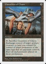 MTG - Gauntlets of Chaos - Fifth Edition - X1 - (LP) - FREE SHIPPING