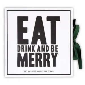 Green Charcuterie Forks for Tasting Crab Escargot Kids Party Travel - Pack of 2 - Picture 1 of 4