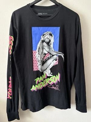 Young & Reckless YR L/S RARE Playboy Pamela Anderson Super Model Shirt Black M - Image 1 of 4