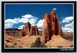 Utah Capital Reef National Park Cathedral Valley Vintage Postcard Continental - Picture 1 of 2