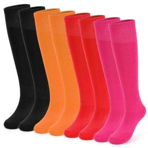 Damen-Sportsocken Team Fußball Softball sportliche kniehohe Strümpfe USA - Bild 1 von 24