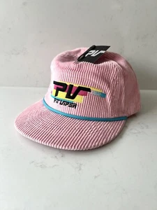 Occhiali da sole Pit Viper velluto a coste strapback corda camionista cappello toelettatore rosa berretto a sfera - Foto 1 di 9