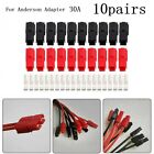 Easy To Use 30 Amp 600V Marine Power Connector Red And Black 10 Pair Set