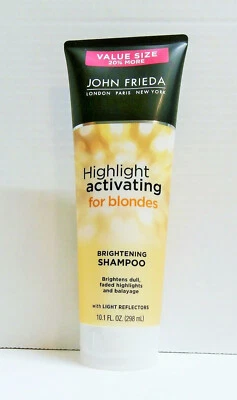 JOHN FRIEDA Highlight activating for blondes BRIGHTEING SHAMPOO 10.1oz ORIGINAL - Image 1 of 2