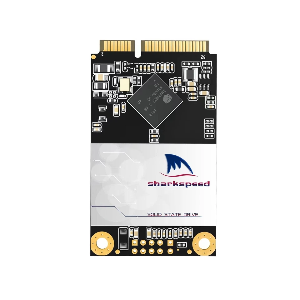 SSD mSATA 2TB SHARKSPEED Plus Internal Mini SATA SSD Drive 3D NAND Solid Stat... - Image 1 of 4