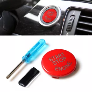For BMW 3 Series E90 E92 E93 E60 E61 E70 E71 E84 Engine Start Stop Button Cover - Foto 1 di 9
