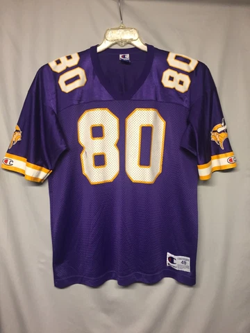 Vintage NFL Minnesota Vikings Cris Carter Champion Adult Jersey size 48 Cover
