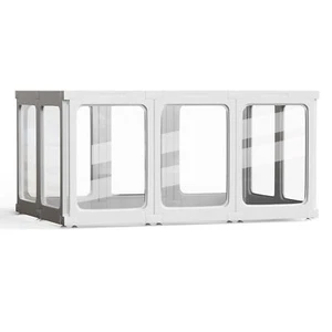 23.6" Height Pet Playpen,Indoor Dog Fence with Anti-slip Suction Cup for Floor c - Picture 1 of 13
