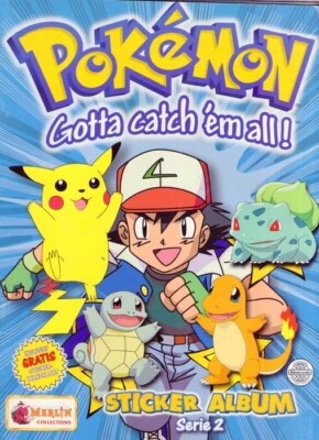 POKEMON Single Sticker Series 2 Blue Album MERLIN - Complete your collection ! - Photo 1/4