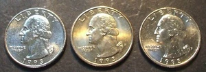 1993-P Uncirculated WASHINGTON QUARTER - 1 Coin 💥💥💥💥💥💥💥💥💥💥💥💥💥💥💥 - Picture 1 of 2