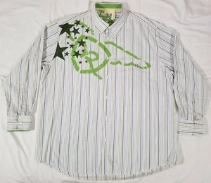 Rocawear Long Sleeve Button Up Shirt Men's 3XL XXXL - Picture 1 of 10