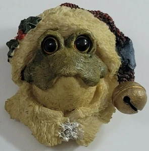 Vintage BOYDS Brosche Christmas Bears & Friends Frosch "Fun Is Where You Make It" - Bild 1 von 6