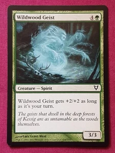 Magic The Gathering AVACYN RESTORED WILDWOOD GEIST green card MTG - Picture 1 of 2