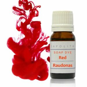Cosmetic RED WATER BASED DYE 10 ml | Melt&Pour Soap Making, Creams, Bath Bombs