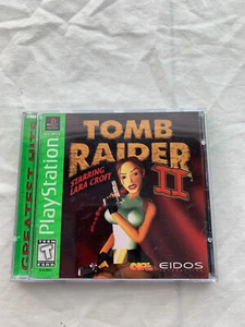 Lara Croft Tomb Raider 2 Juego PlayStation PS1 Completo con Tarjeta de Registro - Imagen 1 de 2
