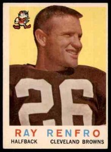1959 Topps Ray Renfro * Browns #37 *Noles2148* Cs 10=Free Sh