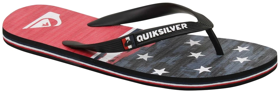 Sandalia Molokai Freedom para niño Quiksilver - Negra/Azul/Roja - Nueva Foto 1 de 1