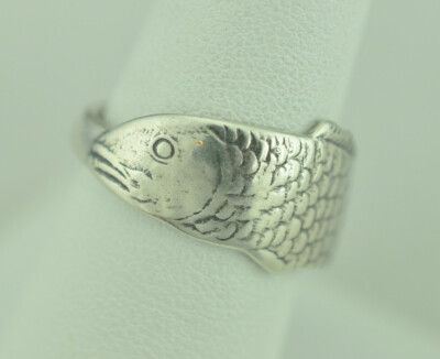 Dainty Solid 925 Sterling Silver Small Fish A...