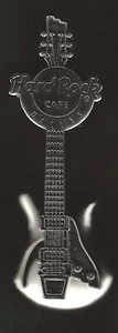 Hard Rock Cafe DALLAS 2006 3-D Guitar Series PIN - PEWTER SILVER - MINT - Picture 1 of 1