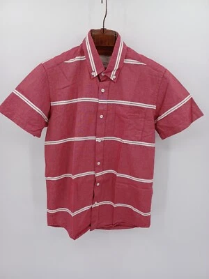 Camisa a Rayas SATURDAYS SURF NYC Roja Blanca Pequeña Foto 1 de 4