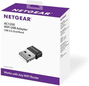 Netgear A6150-100PAS AC1200 Wifi USB 2.0 Dual Band Adapter A6150 - Zdjęcie 1 z 1