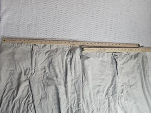 Lot Of 2 Alan Flusser Pants Mens SZ 36x30 Linen Blend Chino Khaki Beachwear - Picture 1 of 7