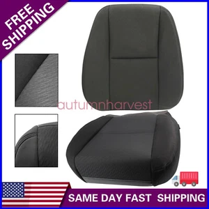 For 2007-2014 GMC Sierra Yukon Driver Side Bottom & Lean Back Seat Cover Black - Picture 1 of 12
